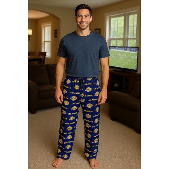 NWOT Los Angeles Lakers Sleep Pants XXL Concepts Sport Lounge Pajama Bottoms NBA - Picture 1 of 7